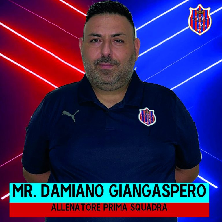Mister Damiano Giangaspero riconfermato alla guida della Real Olimpia Terlizzi