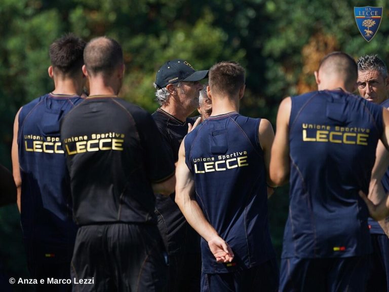 Lecce. Ripresa della preparazione