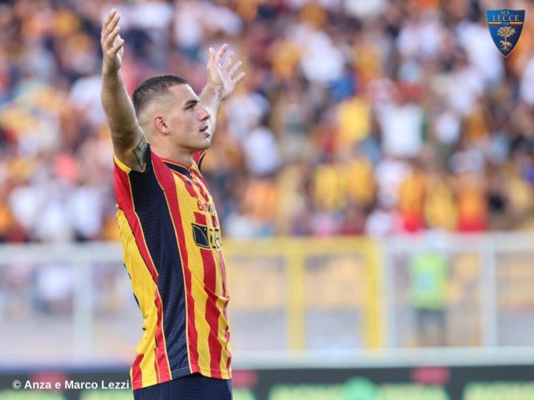 Lecce. Krstović in Nazionale