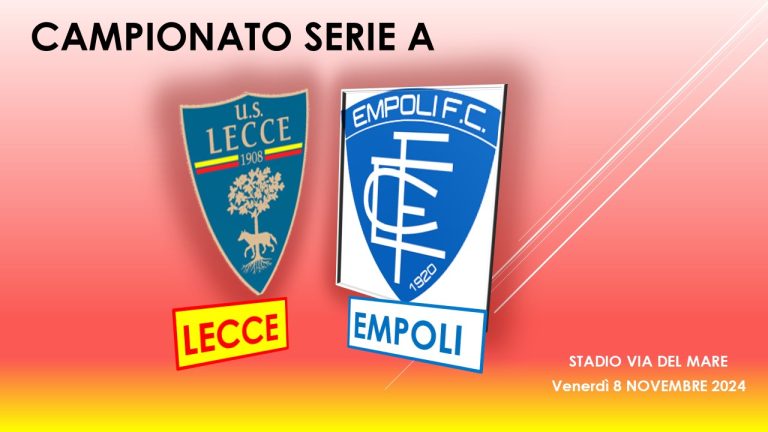 D’Aversa ritrova il suo passato: Lecce-Empoli una questione di cuore e testa. Le probabili formazioni