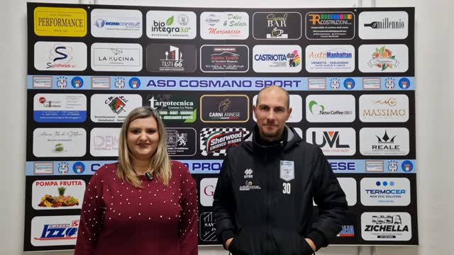 Cosmano Sport Foggia –  Mister Fabrizio Mascia ai microfoni di Tiziana Cuttano