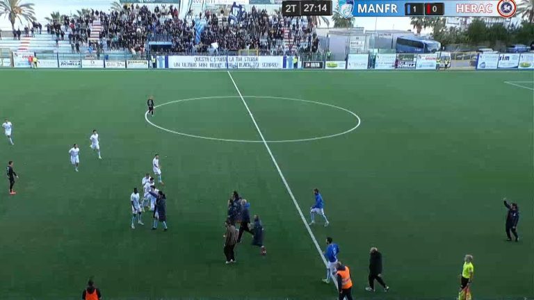 Serie D, Il Manfredonia vince in casa contro l’Eraclea