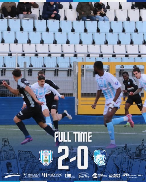 Serie D, La Virtus Francavilla vince in casa contro il Manfredonia