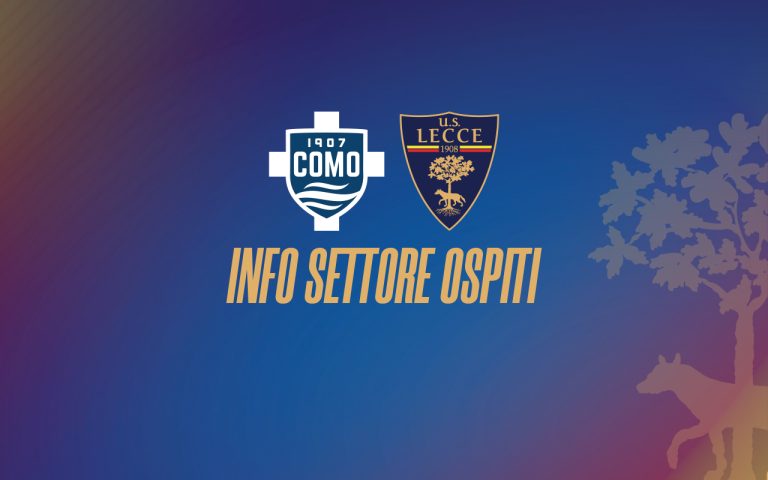 Como – Lecce: info Settore Ospiti