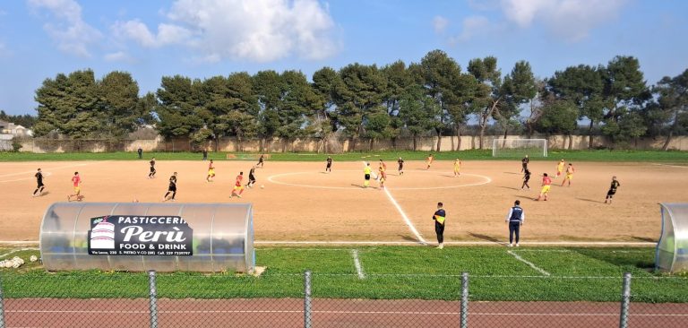 La Virtus Erchie nel recupero espugna il terreno del San Pietro Vernotico e continua a mettere il fiato sul collo alla capolista Ruffano