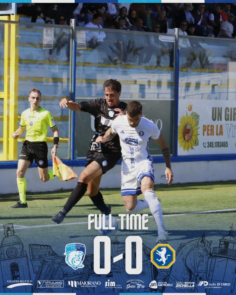 Serie D: pareggio a reti inviolate tra Manfredonia e Fidelis Andria