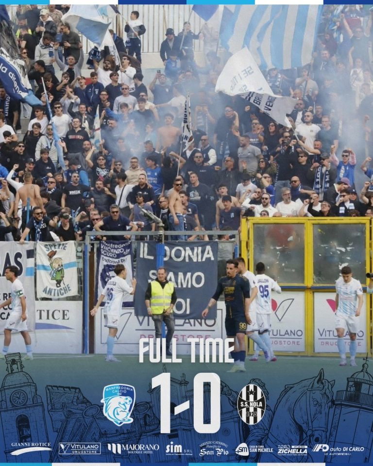 Serie D: il Manfredonia s’impone in casa sul Nola