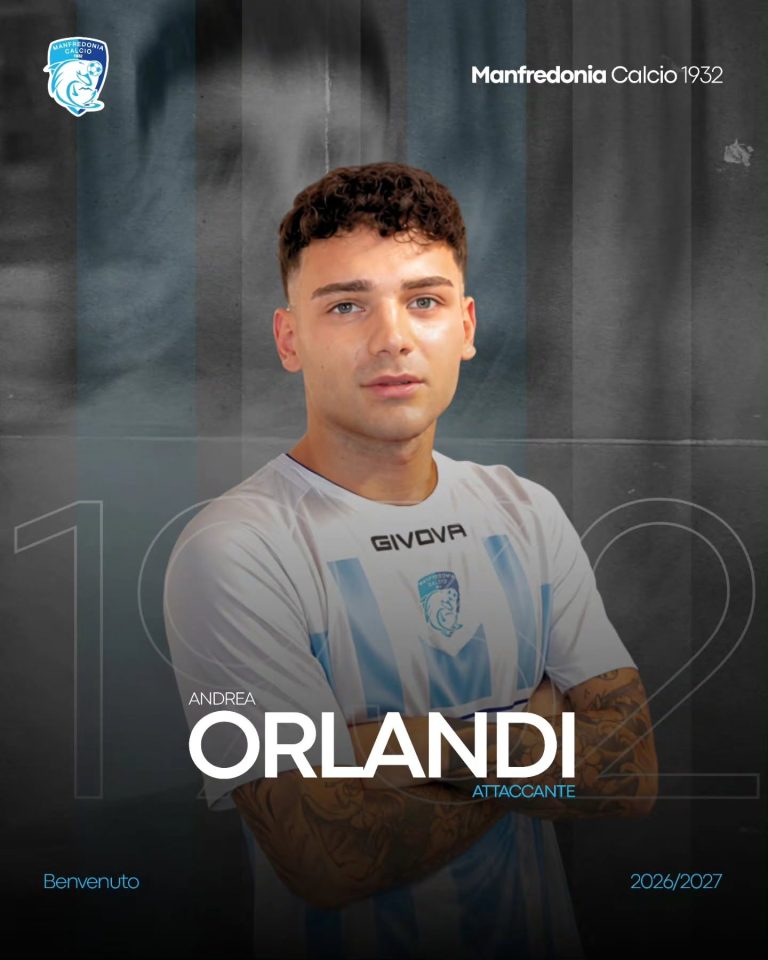Il Manfredonia Calcio guarda al futuro: ufficiale l’innesto del talento Andrea Orlandi