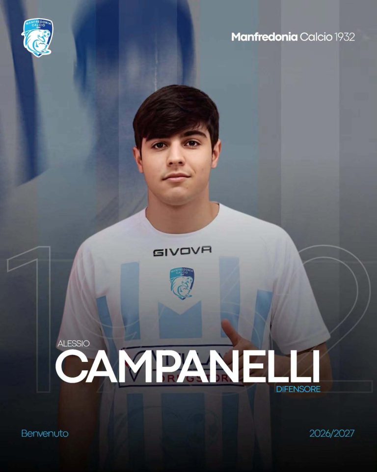 Manfredonia, operazione in prospettiva: preso l’ex Bari Alessio Campanelli