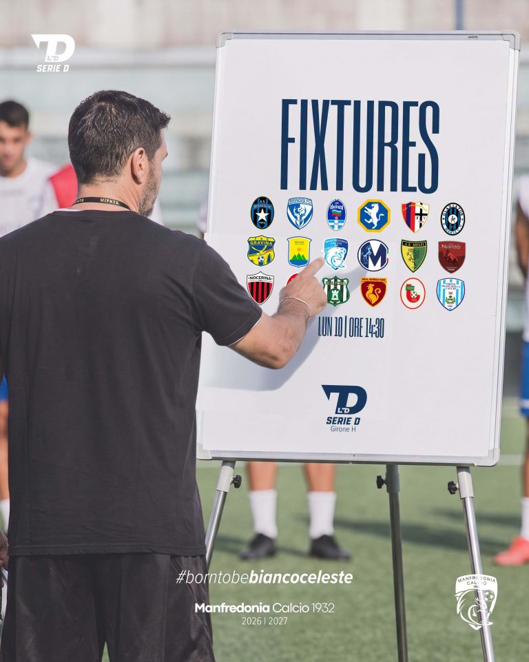 Manfredonia Calcio 1932, l’ultimo briefing prima del sorteggio del calendario
