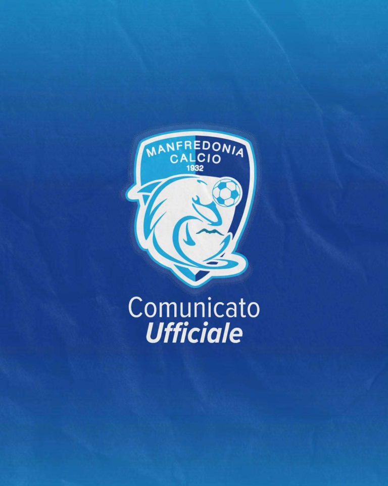 Il Manfredonia Calcio 1932 comunica di aver raggiunto l’accordo per la risoluzione consensuale dei rapporti sportivi con i calciatori Castro e Giacomazzi