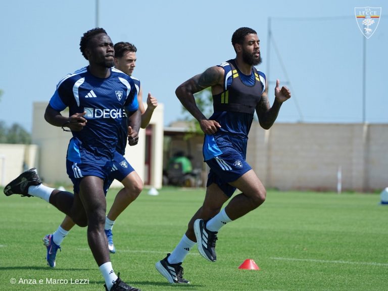 Lecce: primo allenamento in giallorosso per Geubbels