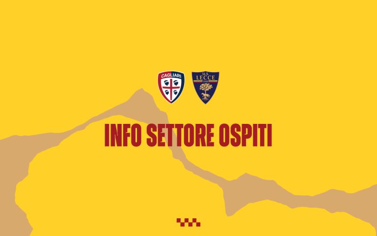 Cagliari – Lecce: info Settore Ospiti