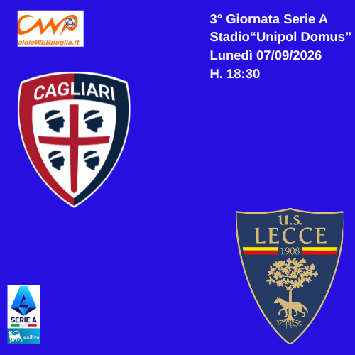 Geubbels out, Ilic e Monteiro pronti all’esordio. Di Francesco: “Non ci sono solo undici titolari”. Le probabili formazioni di Cagliari-Lecce
